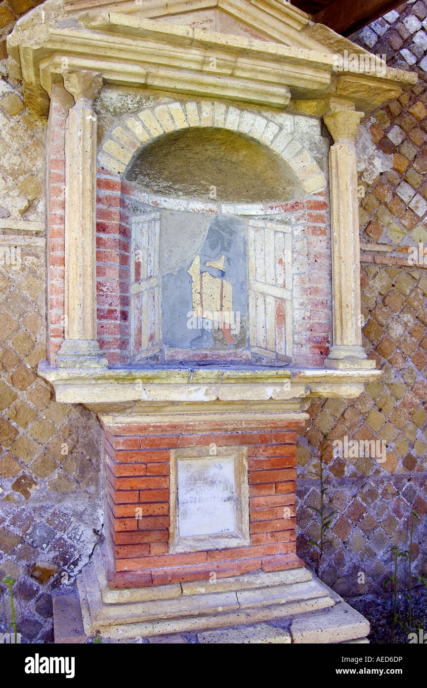 Il monumento funerario di Portus necropoli. Italia Foto Stock