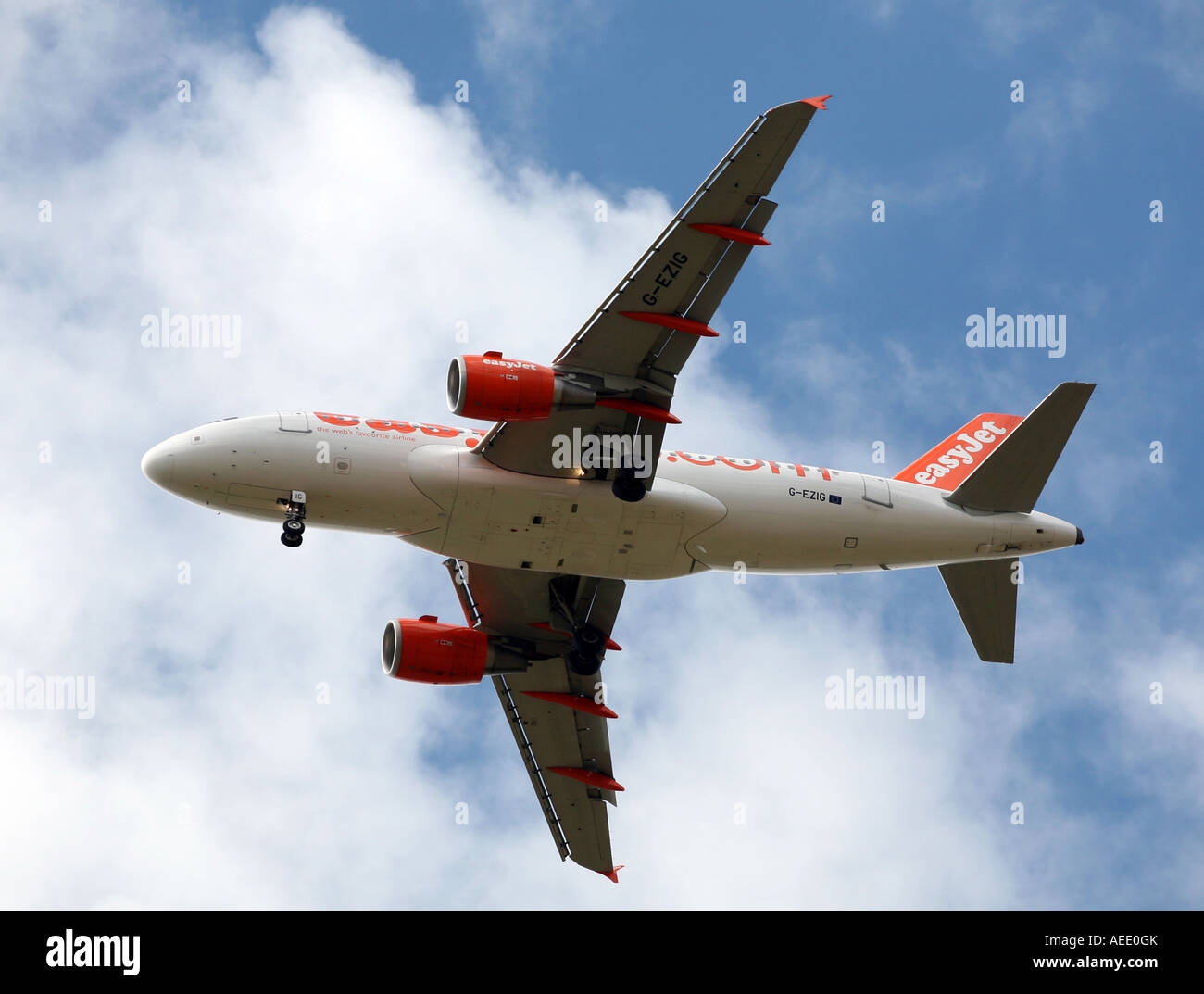 EasyJet 737 aeromobili Foto Stock