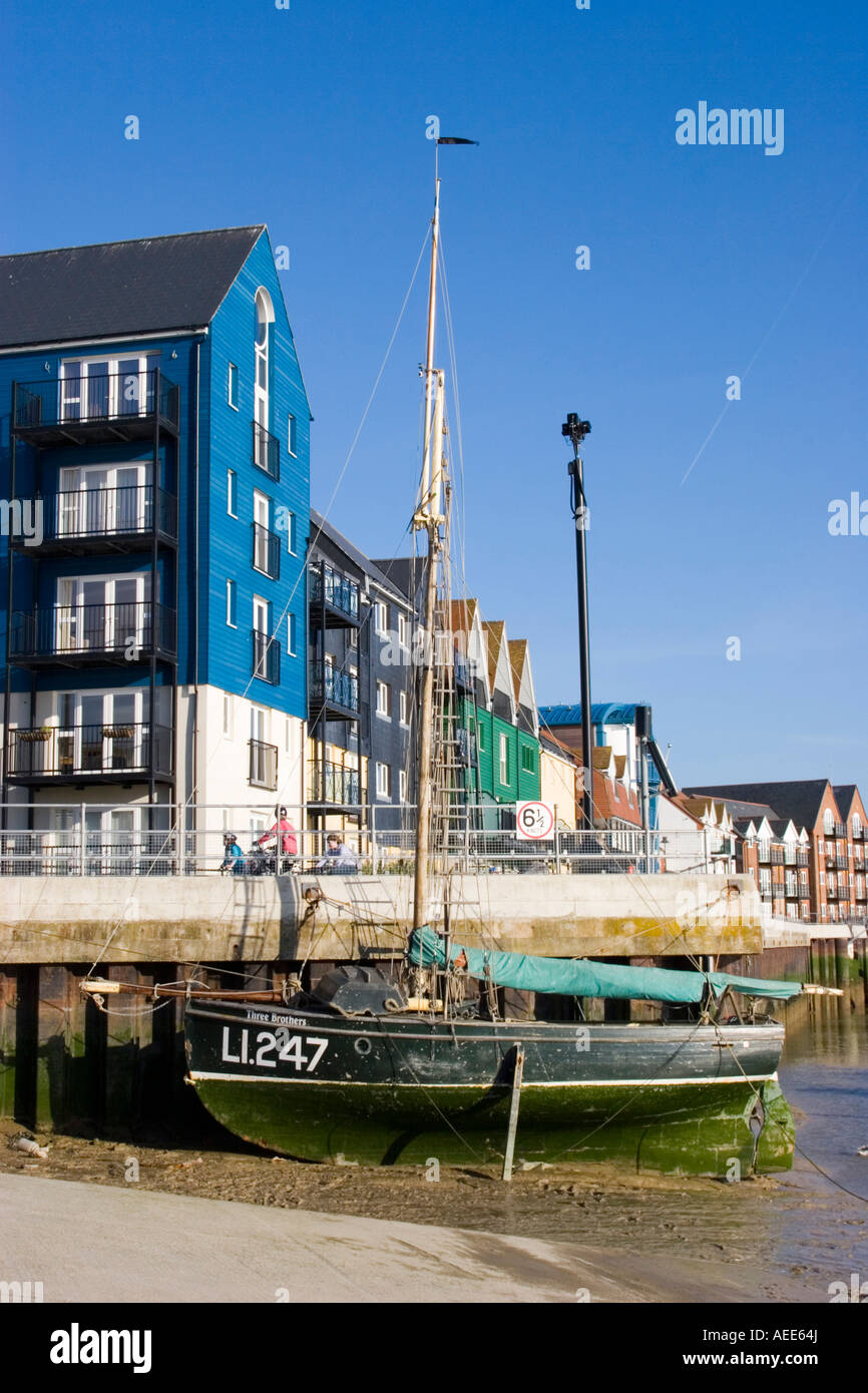 Littlehampton marina porto e scalo in West Sussex Foto Stock