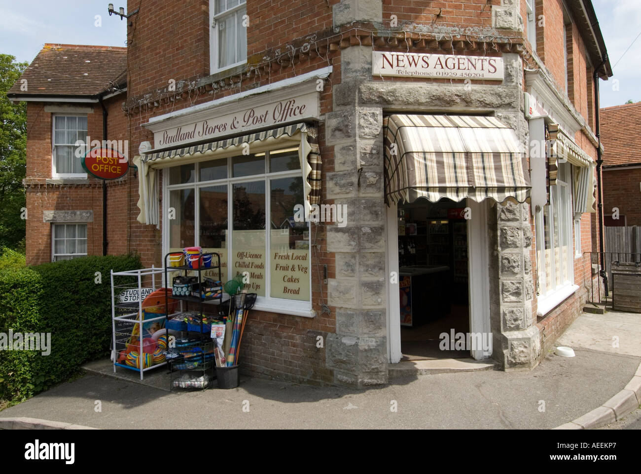 Uffici postali rurali e angolo shop in Dorset England Regno Unito Foto Stock