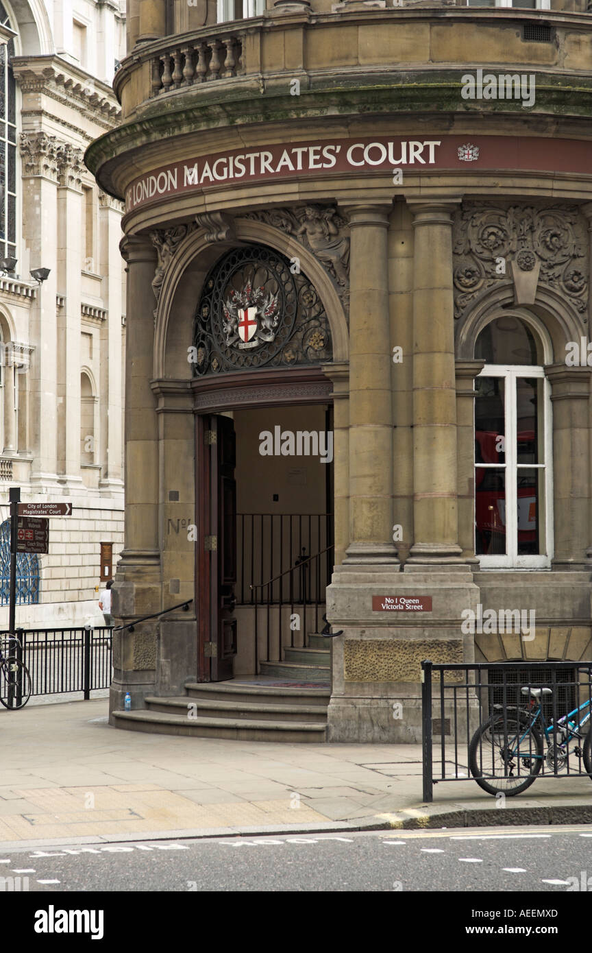 City of London Magistrats corte edificio Foto Stock