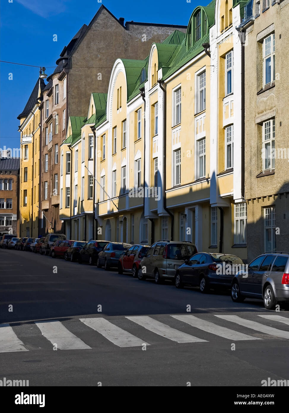 Eira del distretto di Helsinki Foto Stock