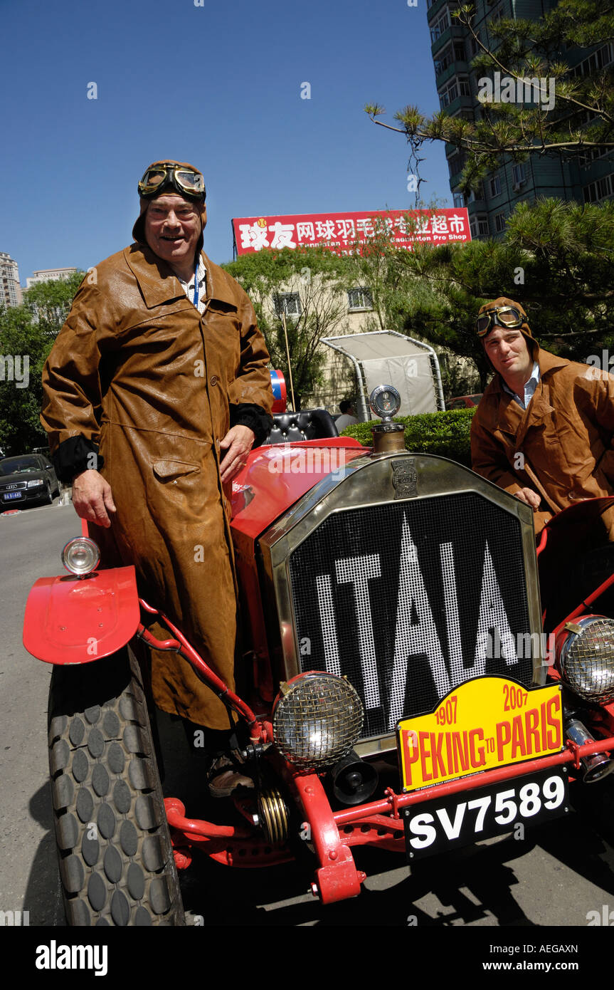 La France 14 Litri n. 14 durante la riesecuzione del 1907 Pechino a Parigi nel rally di Pechino Cina 25 maggio 2007 Foto Stock