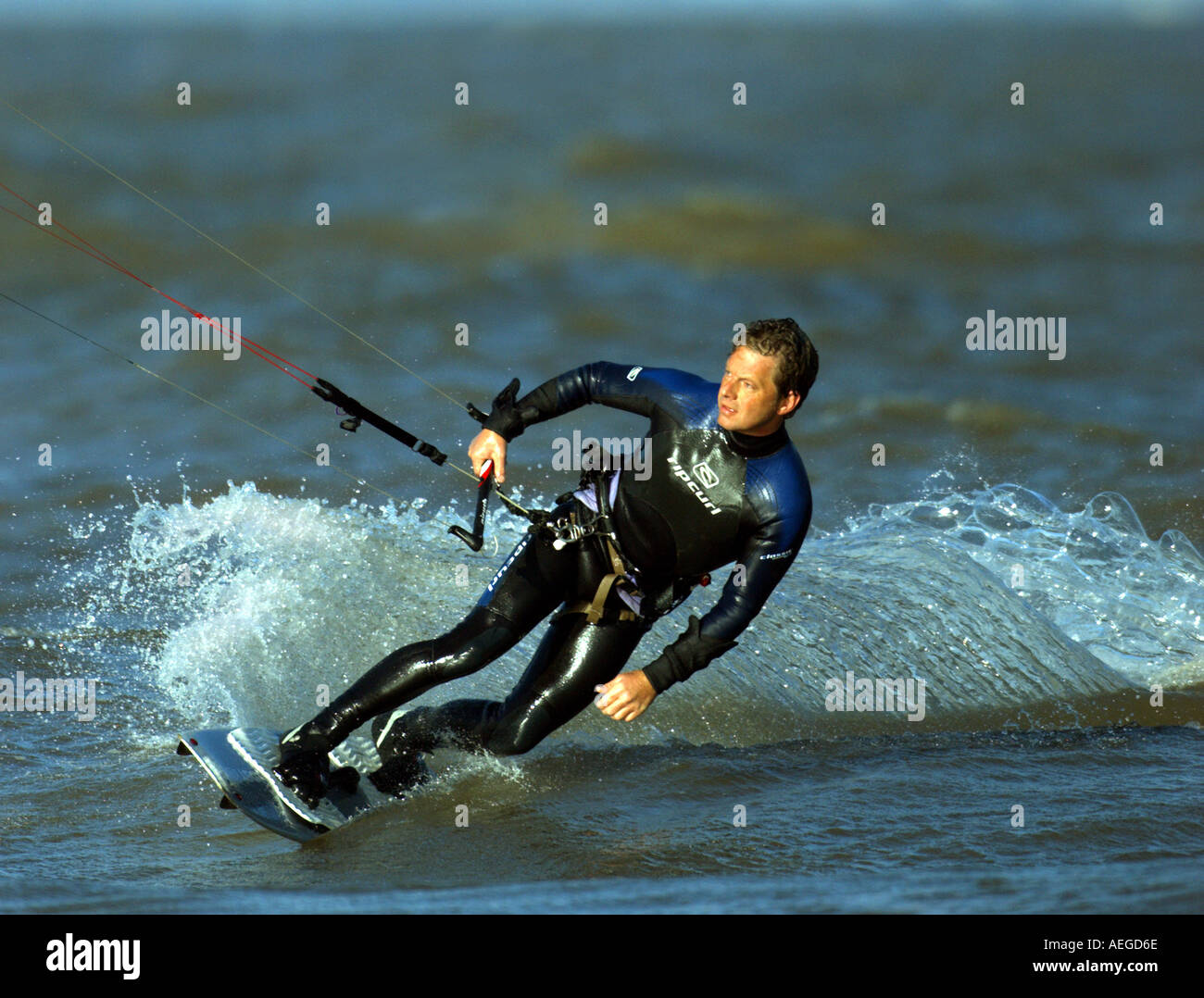 Il Kite surf Foto Stock