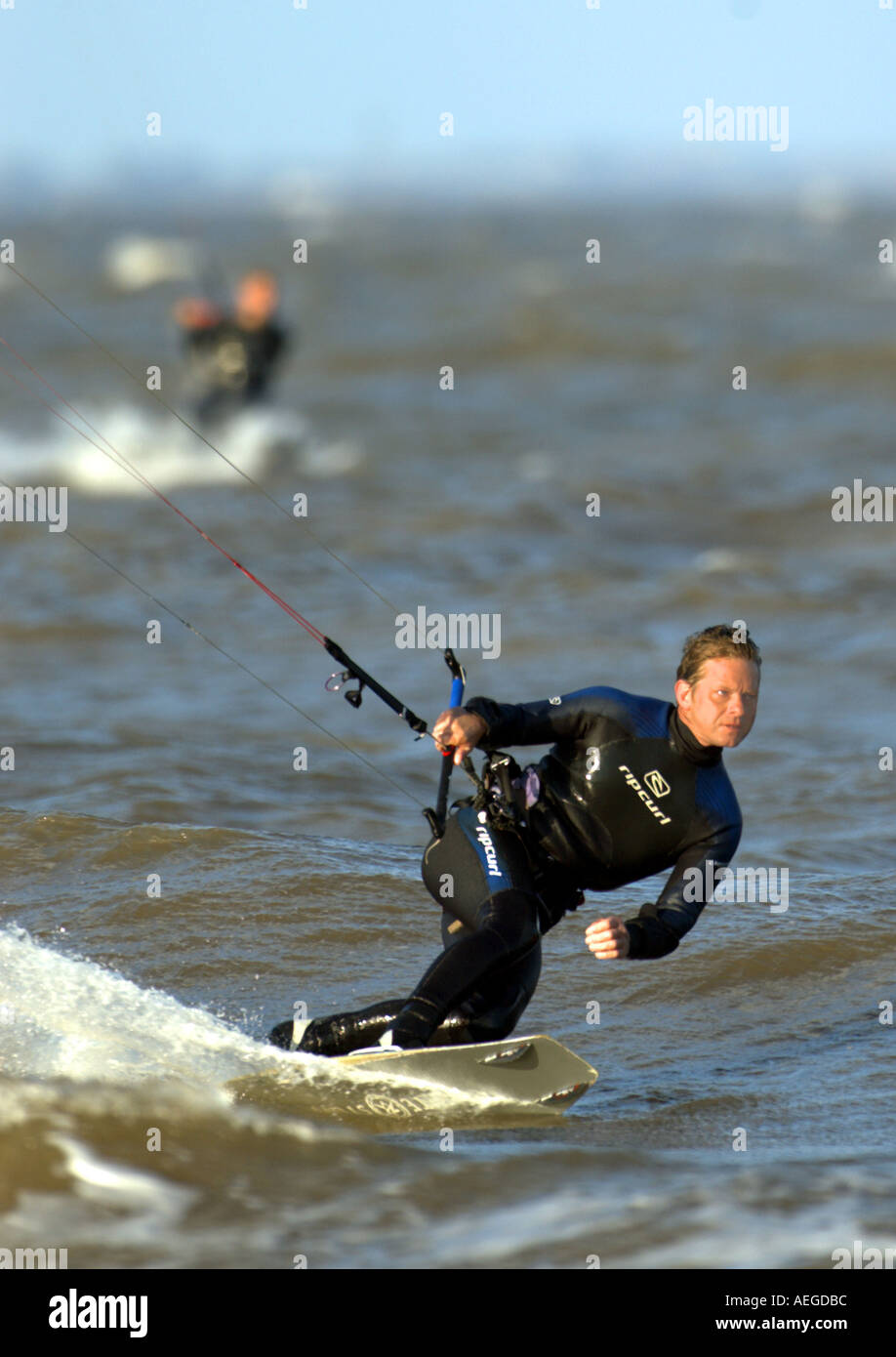 Il Kite surf Foto Stock