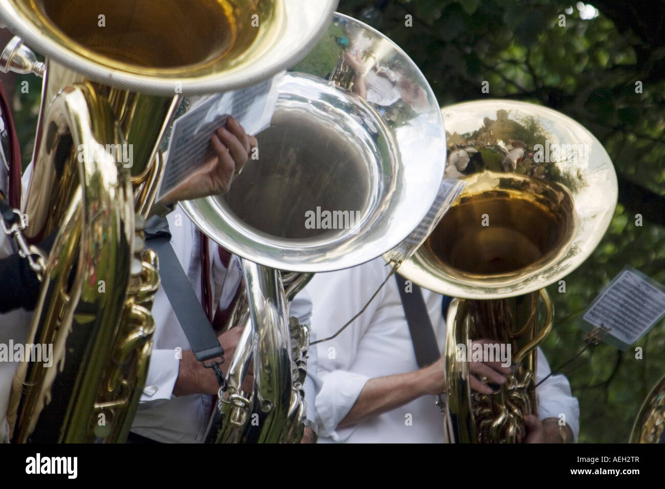 Saddleworth Whit Venerdì Band Contest Dobcross Saddleworth Foto Stock