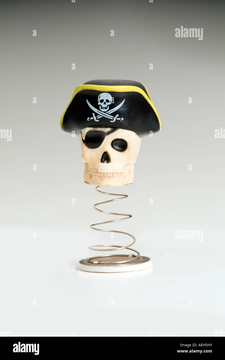 Il Teschio e Ossa Croce Foto Stock