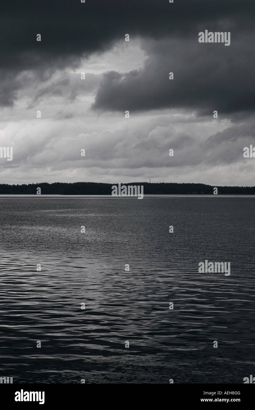 Il fiume Pielisjoki nella città di Joensuu Finlandia Foto Stock