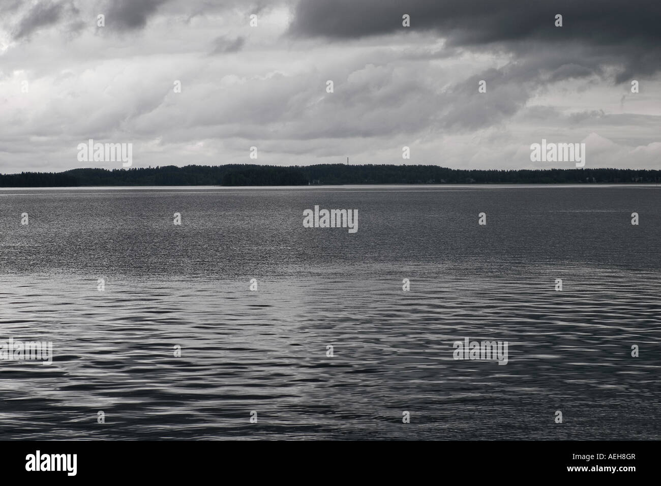 Il fiume Pielisjoki nella città di Joensuu Finlandia Foto Stock