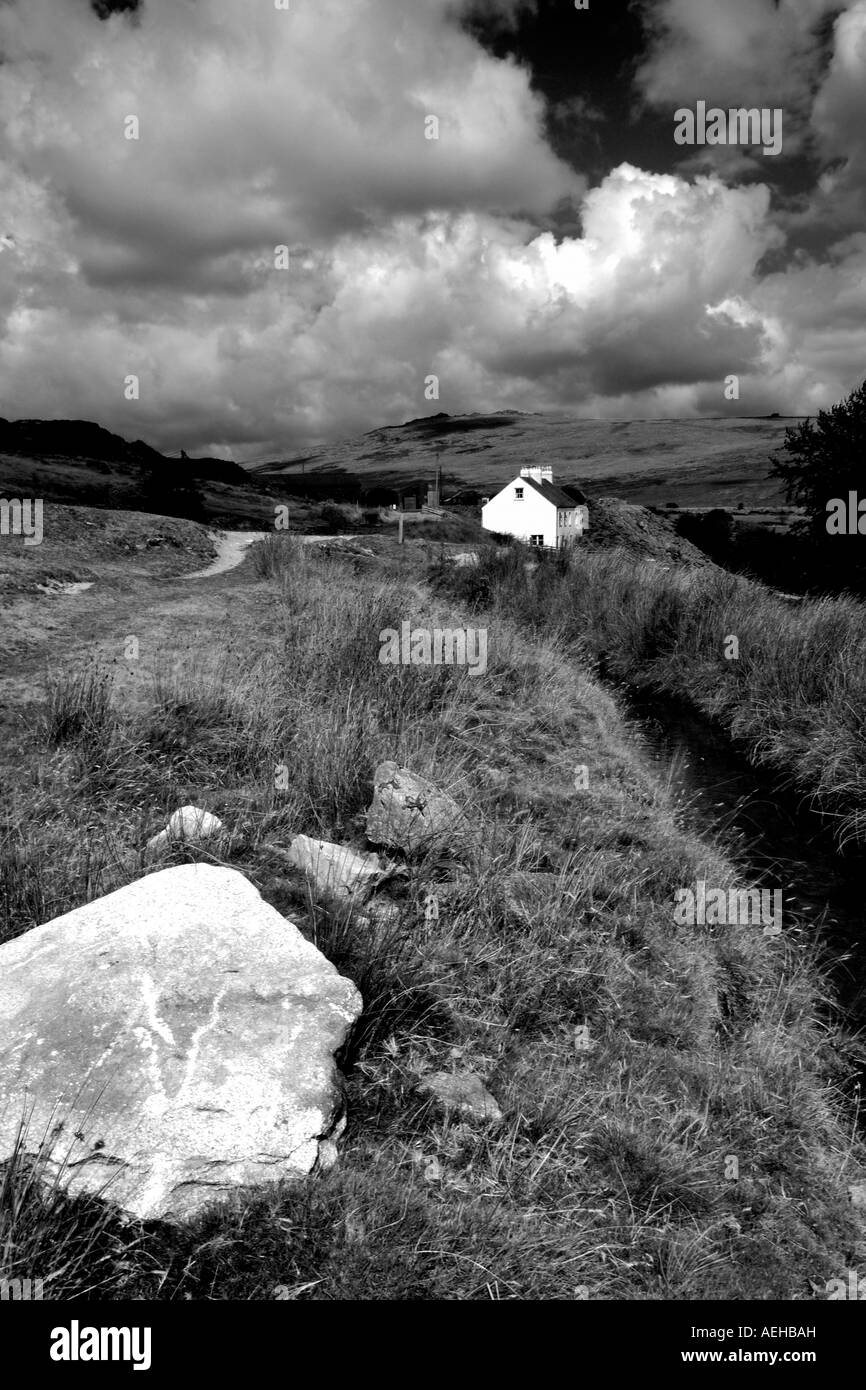 Dartmoor di scena a Merrivale Foto Stock