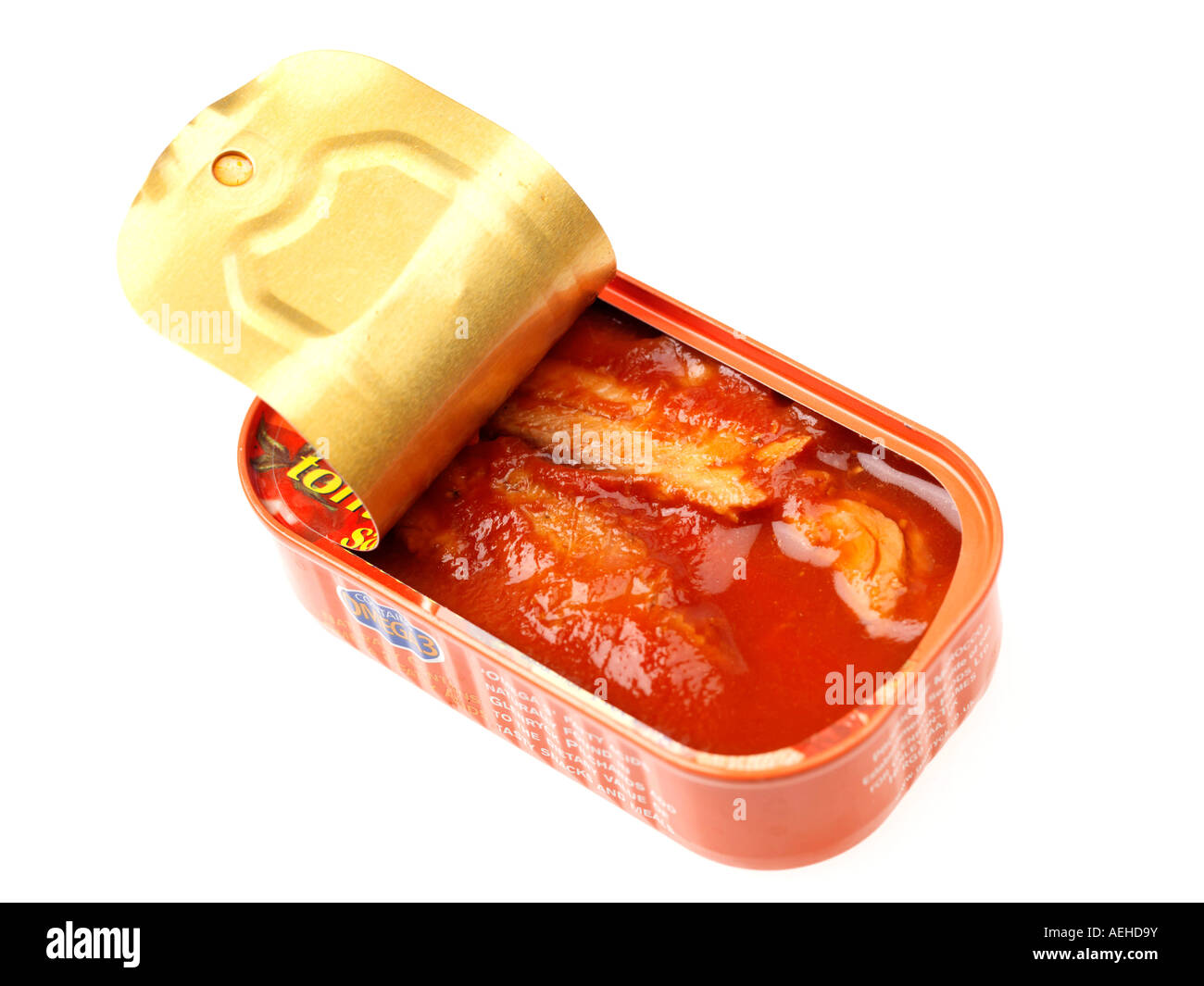 Conserve di sardine filetti Foto Stock