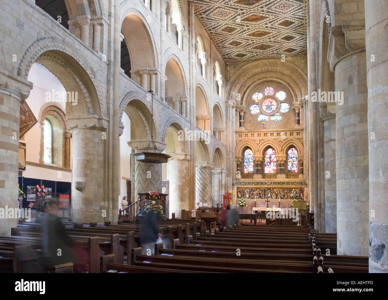 Waltham Abbey chiesa dell'abbazia di Waltham Santa Croce Essex Foto Stock