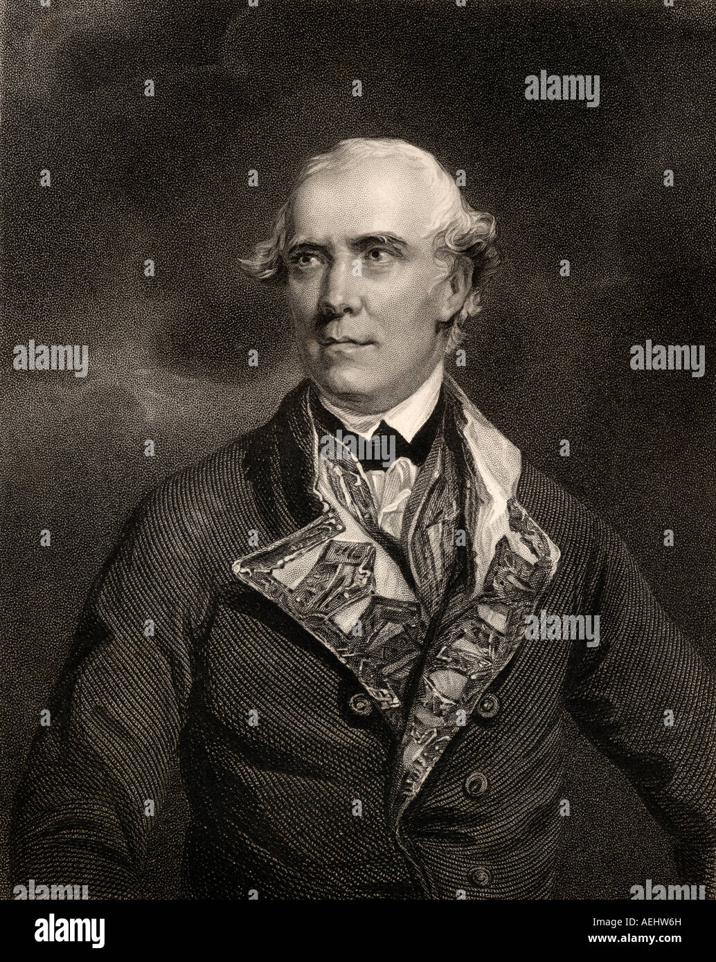 Ammiraglio posteriore Samuel Barrington, 1729-1800. Ammiraglio britannico. Foto Stock