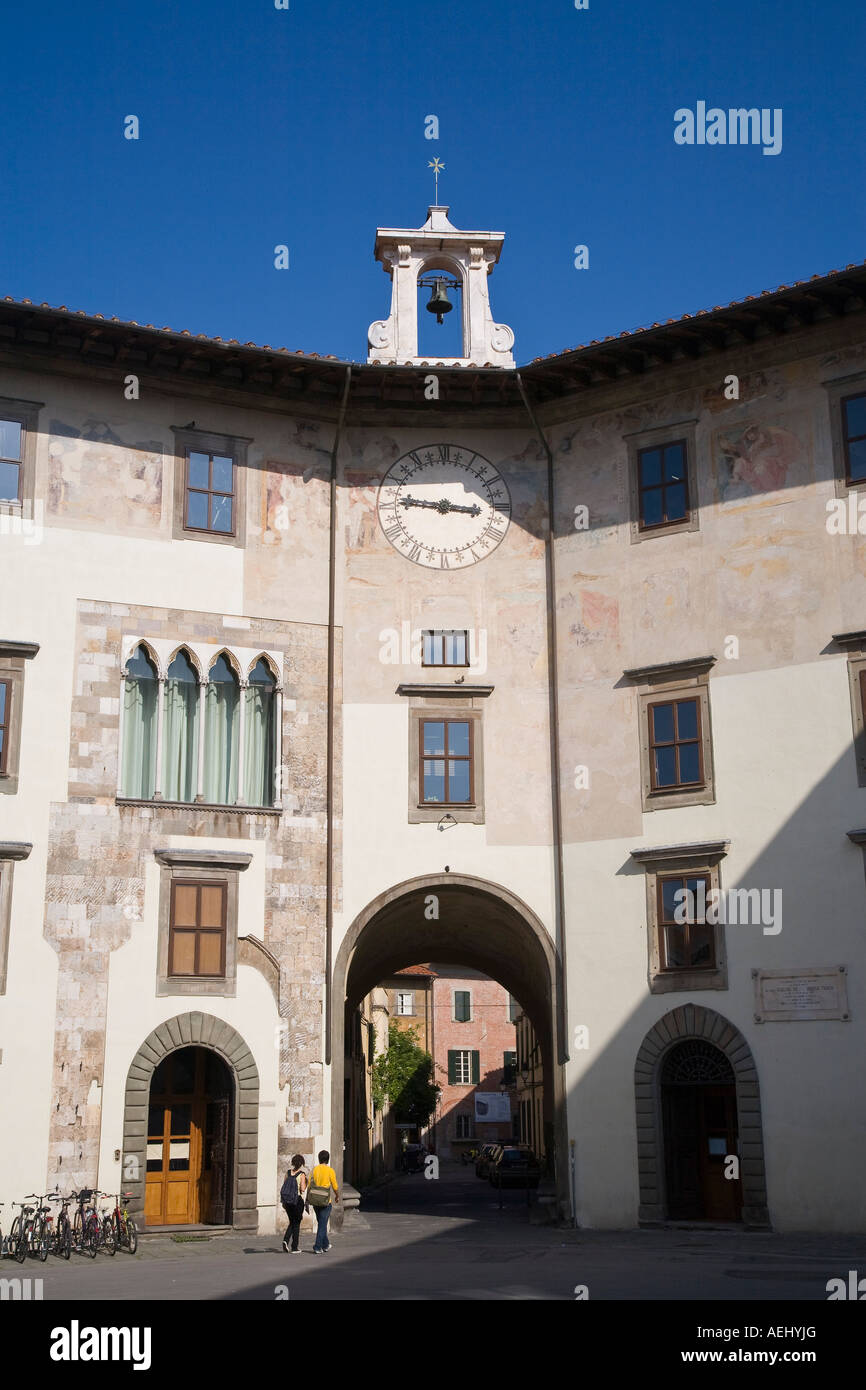 Palazzo dell Orologio Biblioteca della Scuola Normale Superiore di Pisa  Toscana Italia Foto stock - Alamy