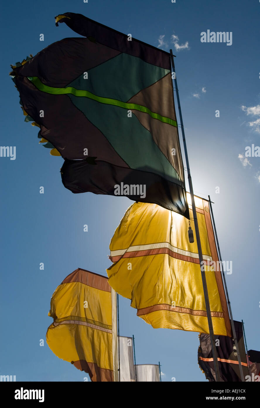 Bandiere Foto Stock