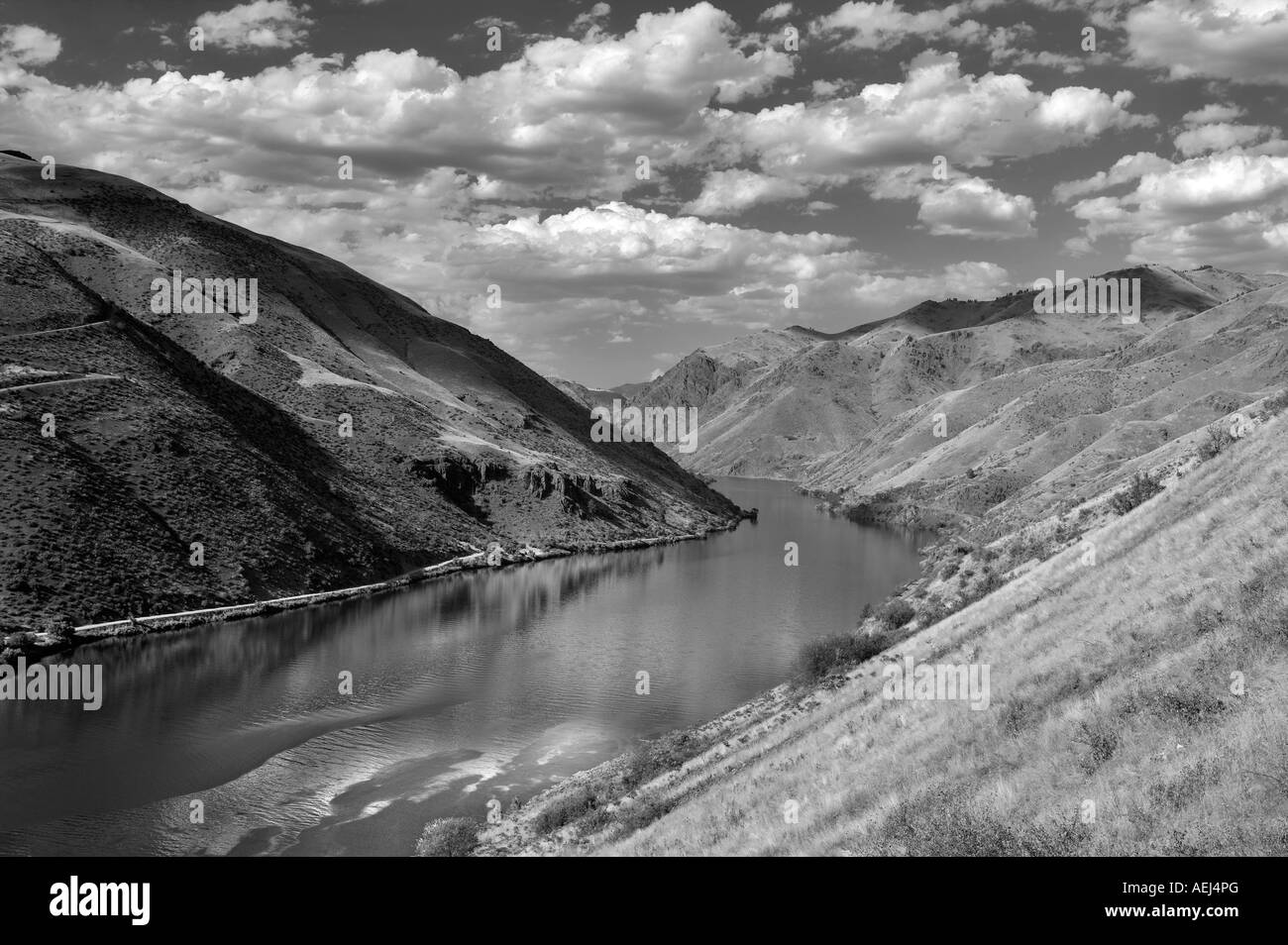 Hell s Canyon serbatoio con nuvole Hell s Canyon National Recreation Area Oregon Idaho Foto Stock