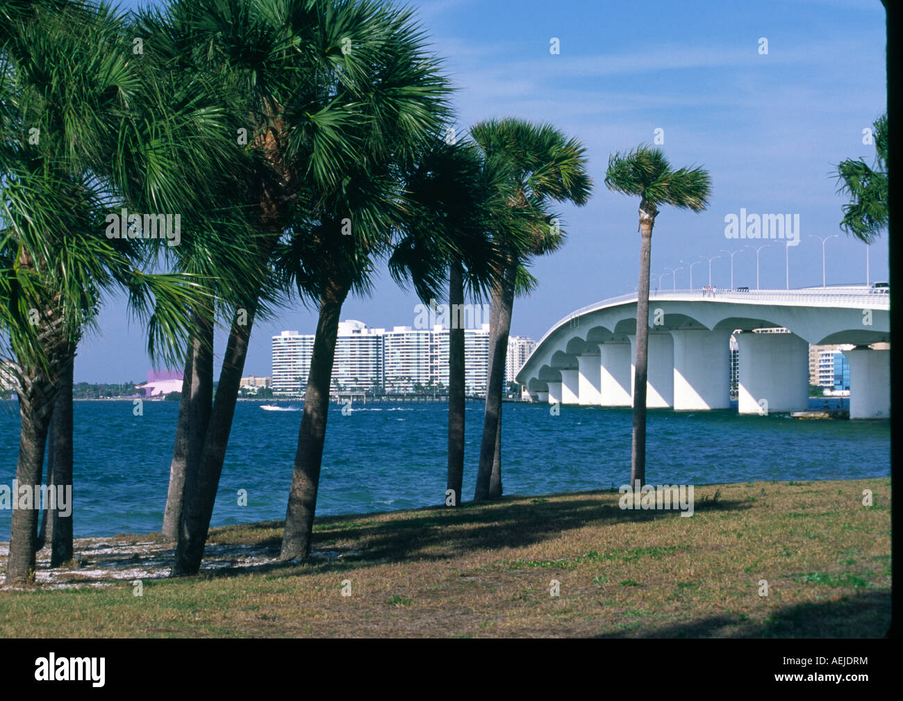 USA Sarasota Florida che mostra il ponte Foto Stock