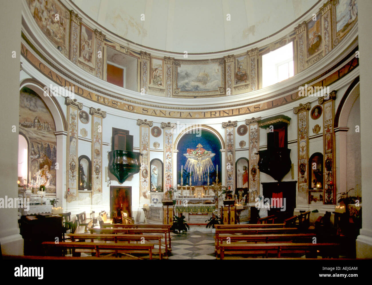 Chiesa di San Silverio, Ponza e isole Pontine, Campania, Italia Foto Stock