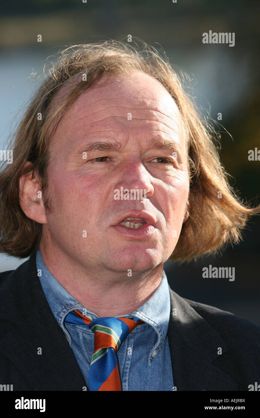 Il dottor Raimund Stecker, estetica e storia dell'arte ed ex direttore del Arp-Museum in Rolandsecke, Renania-Palatinato, Foto Stock