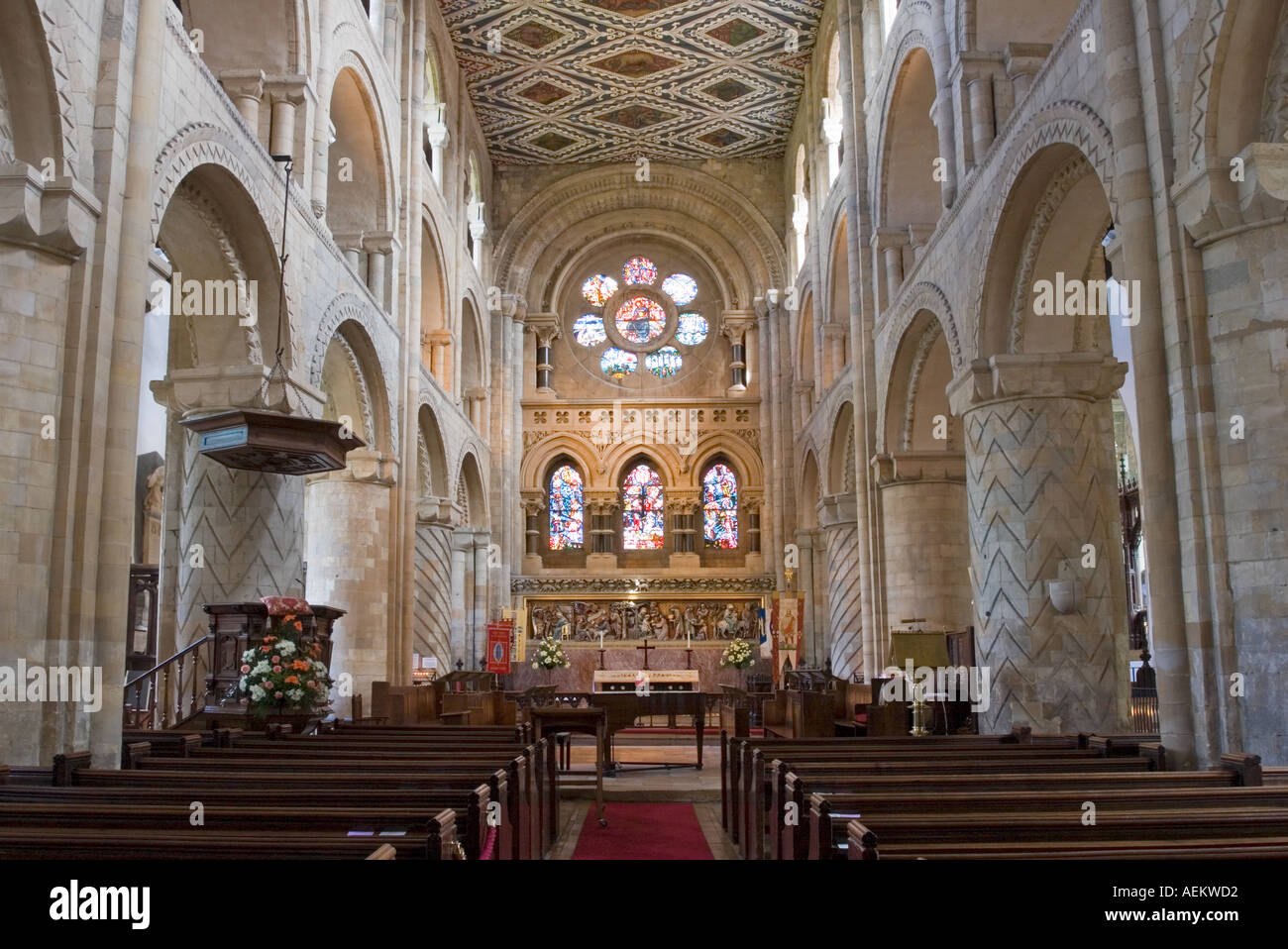 Waltham Abbey chiesa dell'abbazia di Waltham Santa Croce Essex Foto Stock