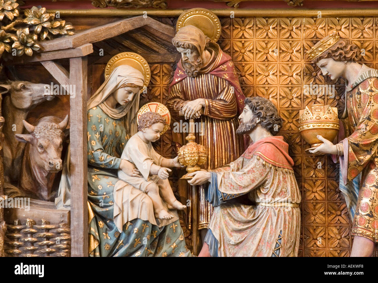 Waltham Abbey chiesa dell'abbazia di Waltham Santa Croce Essex Foto Stock