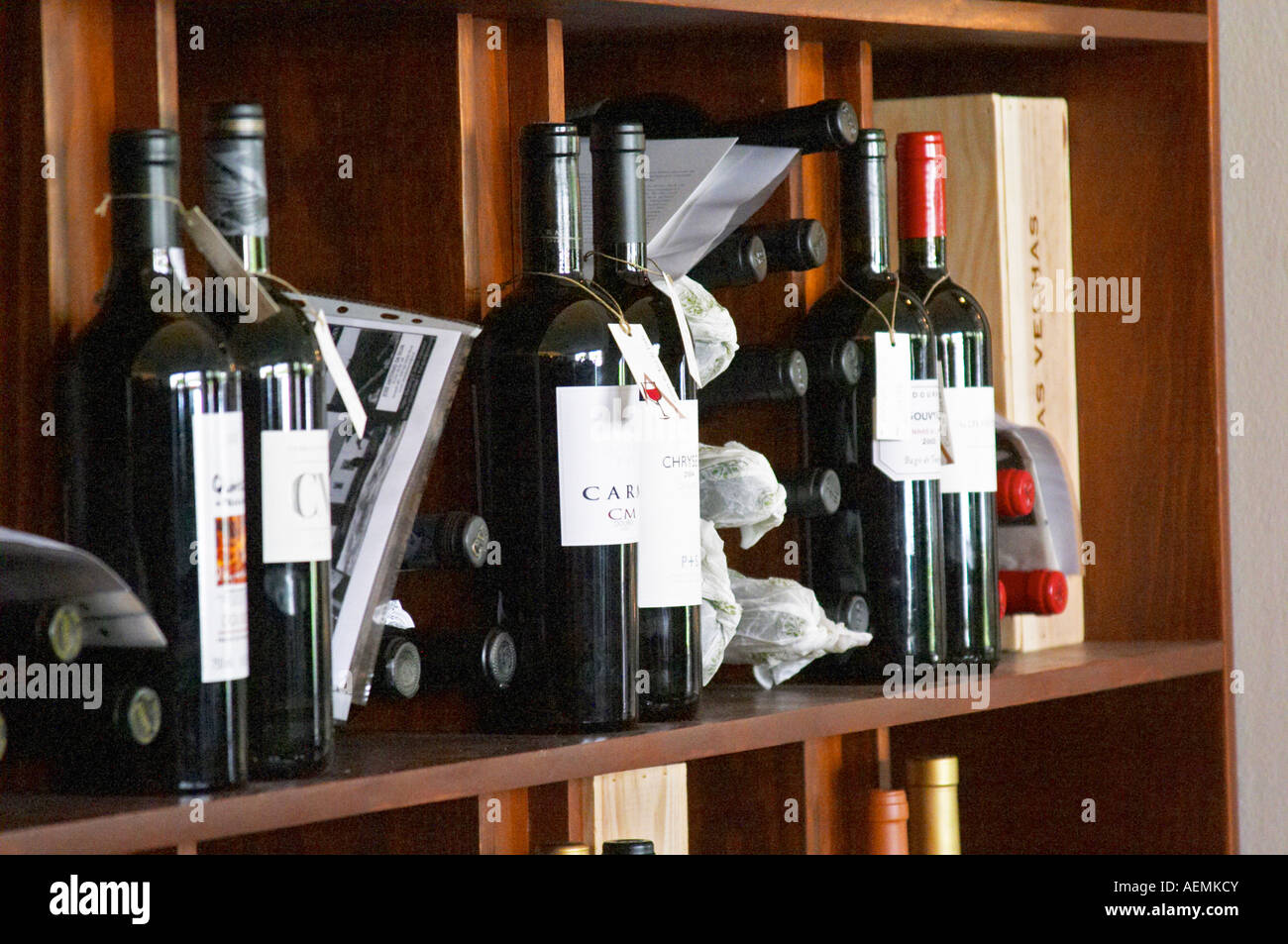 Wine Shop. Vino da slection Douro. Lisbona, Portogallo Foto Stock