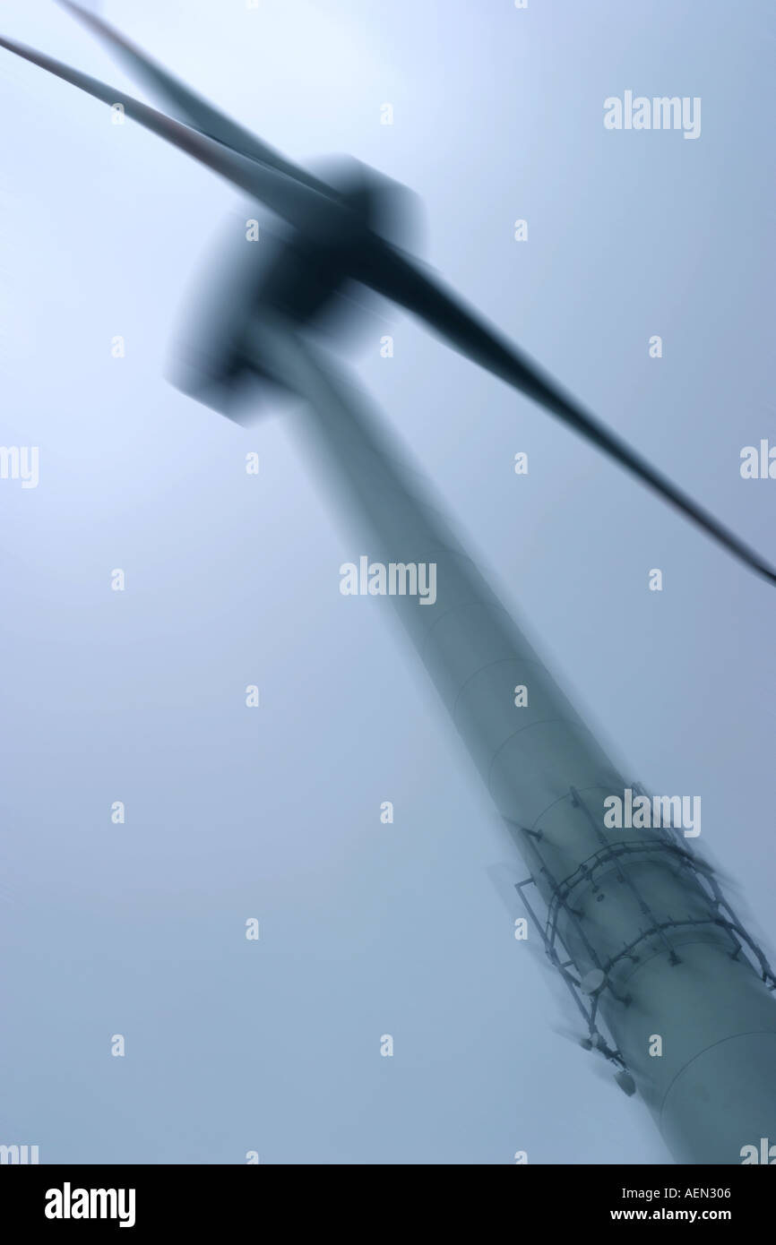 Turbina eolica energia verde di alimentazione alternativa di carburante Foto Stock