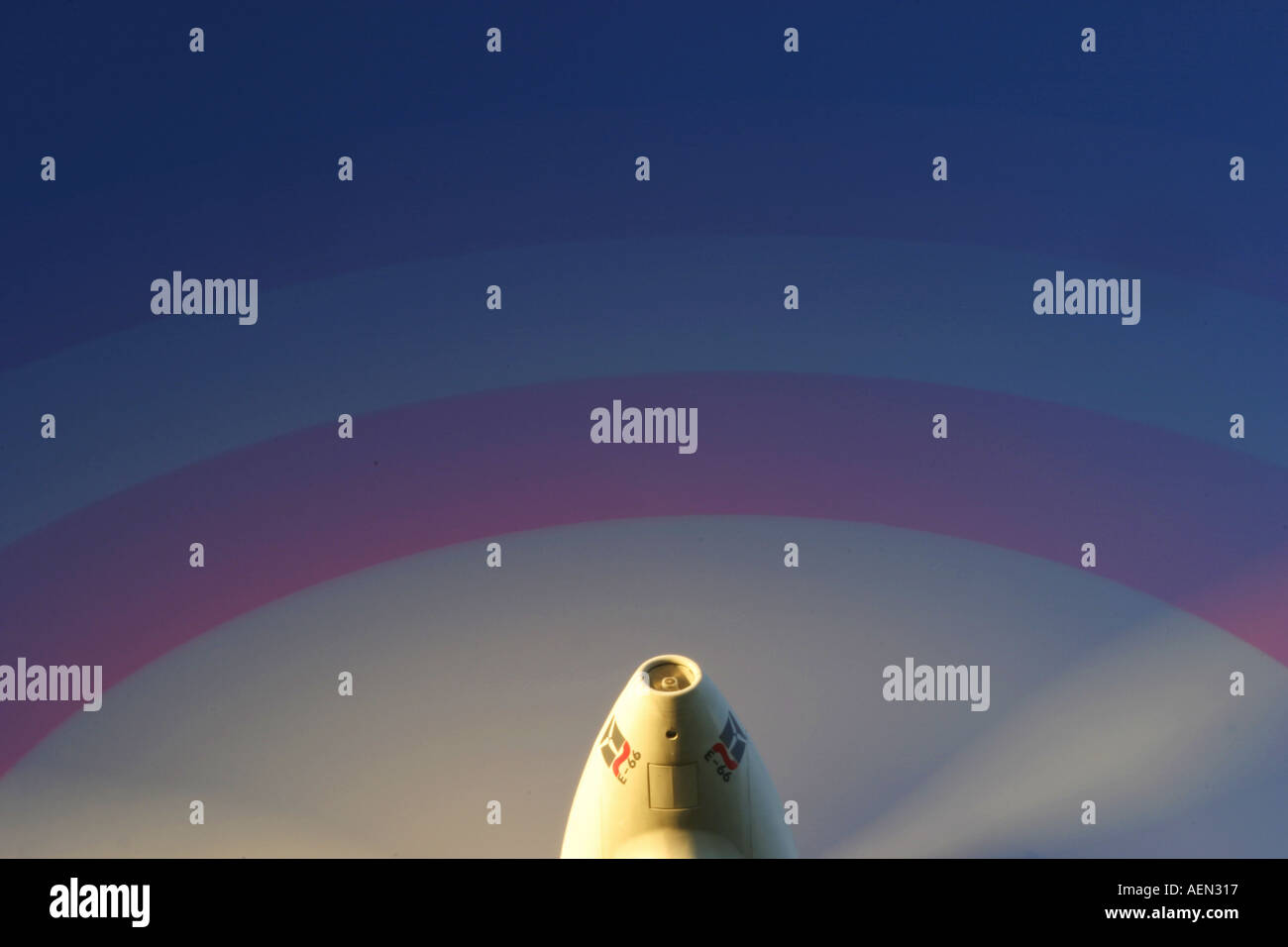 Turbina eolica energia verde di alimentazione alternativa di carburante Foto Stock