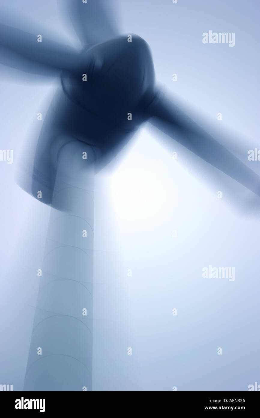Turbina eolica energia verde di alimentazione alternativa di carburante Foto Stock