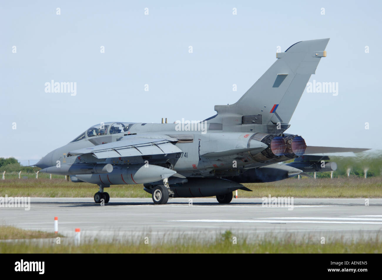 Panavia Tornado GR4 registrazione ZD741 prendendo il largo a RAF Lossiemouth. XAV-537 Foto Stock