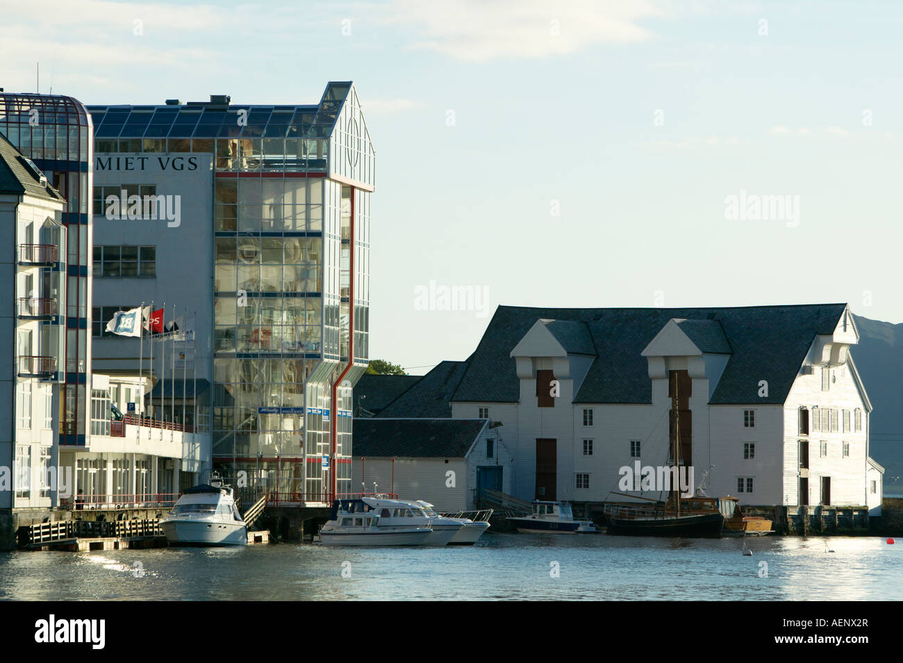 Il Museo della Pesca in Holmbua Alesund More og Romsdal Norvegia Foto Stock