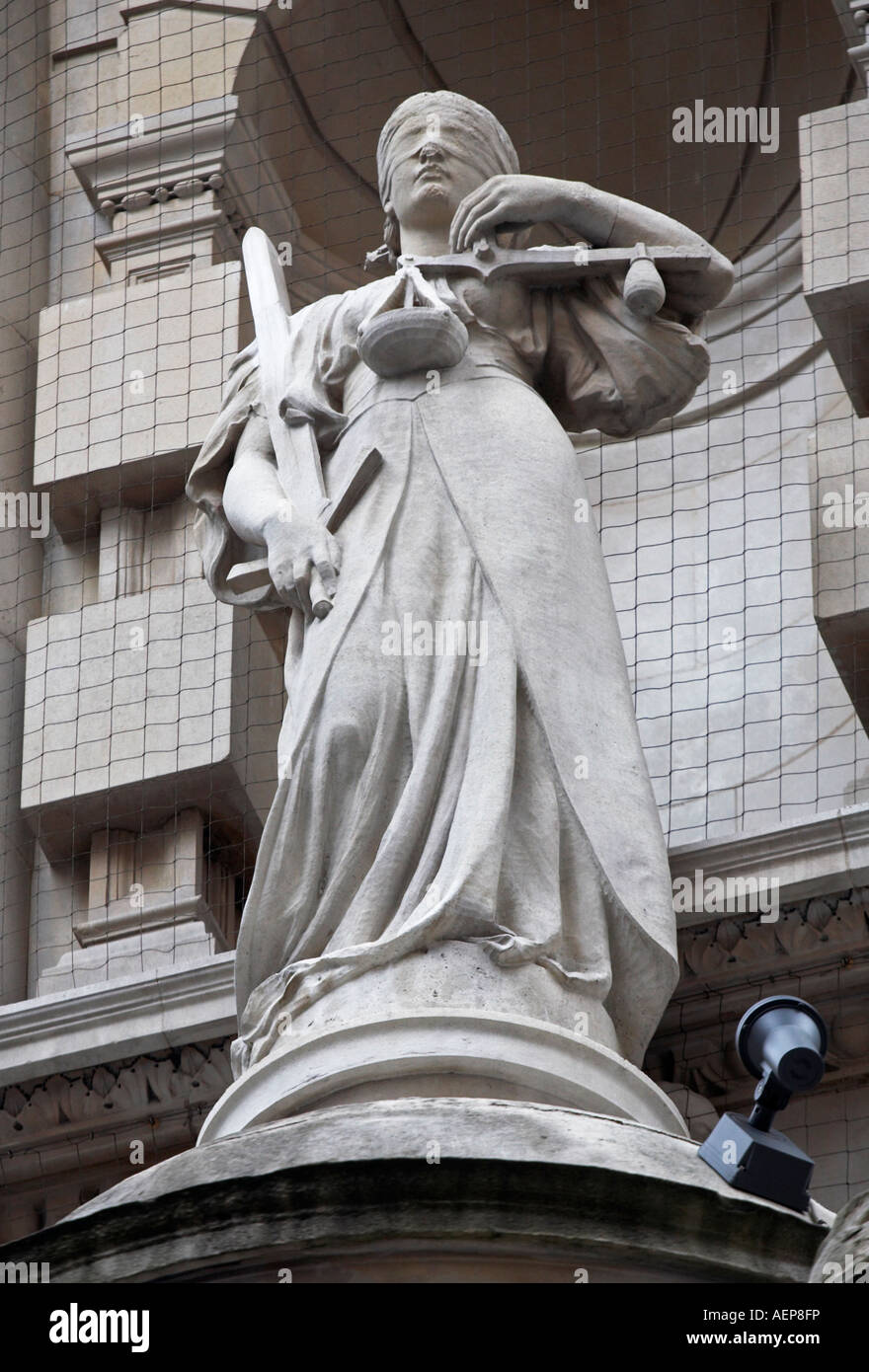 Statua di Institute of Chartered Accountants London EC2 Inghilterra Foto Stock