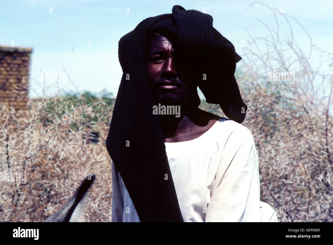 SUDAN agricoltore un ritratto Foto Stock