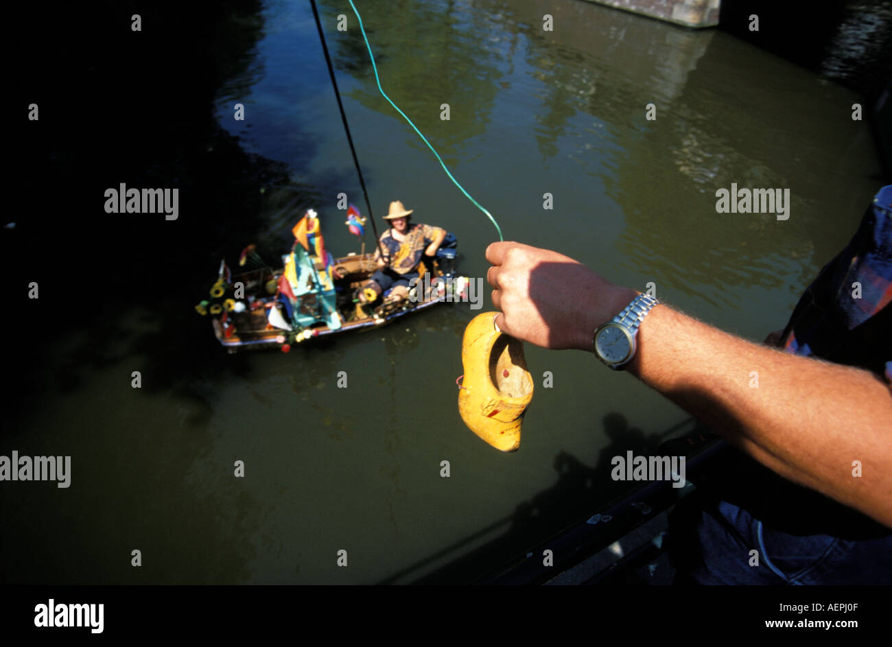 Amsterdam artista Reinier Sijpkens Foto Stock