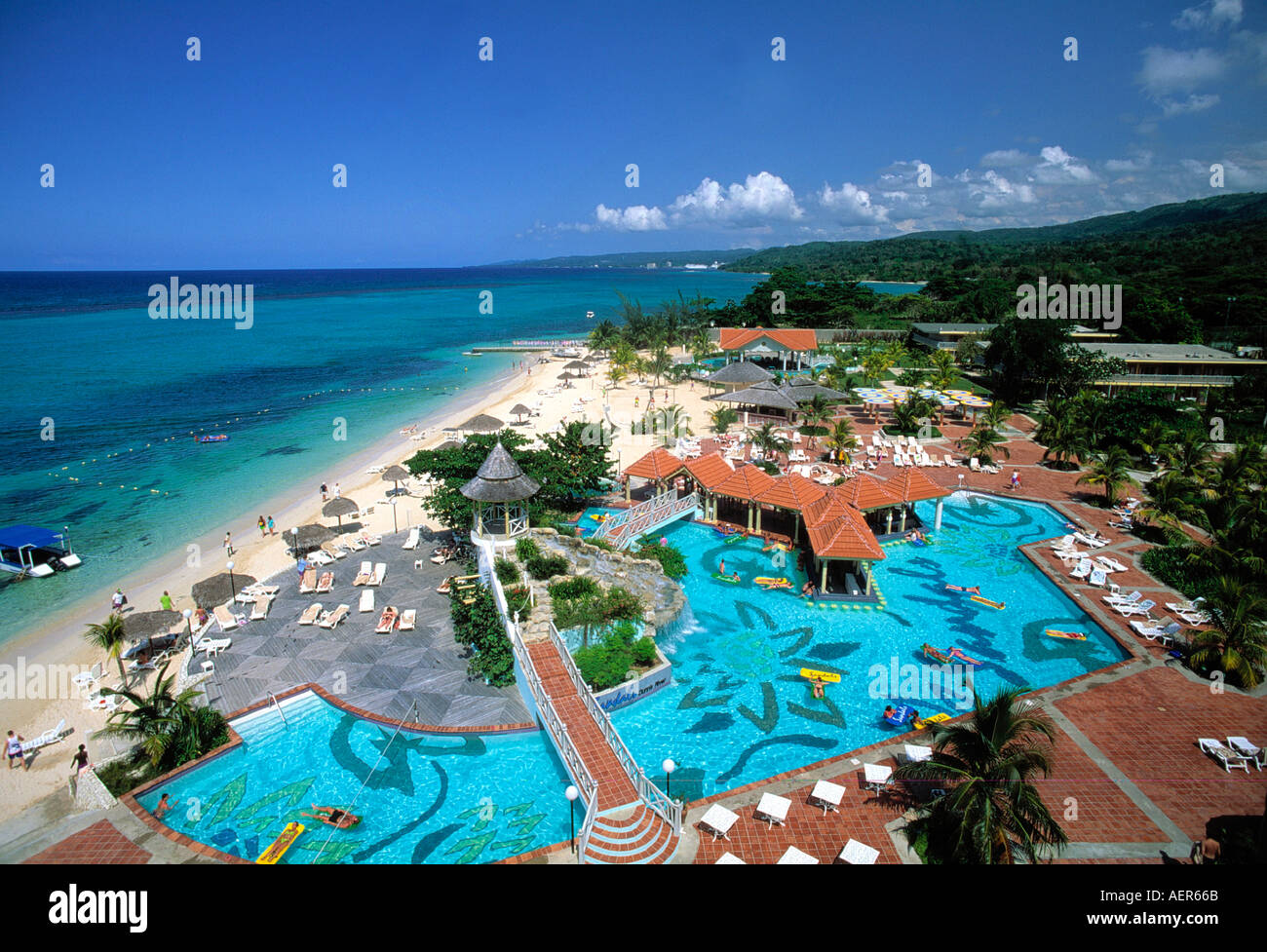 Hotel sandals Dunns River isola di Giamaica arcipelago delle Grandi Antille  caraibi solo uso editoriale Foto stock - Alamy