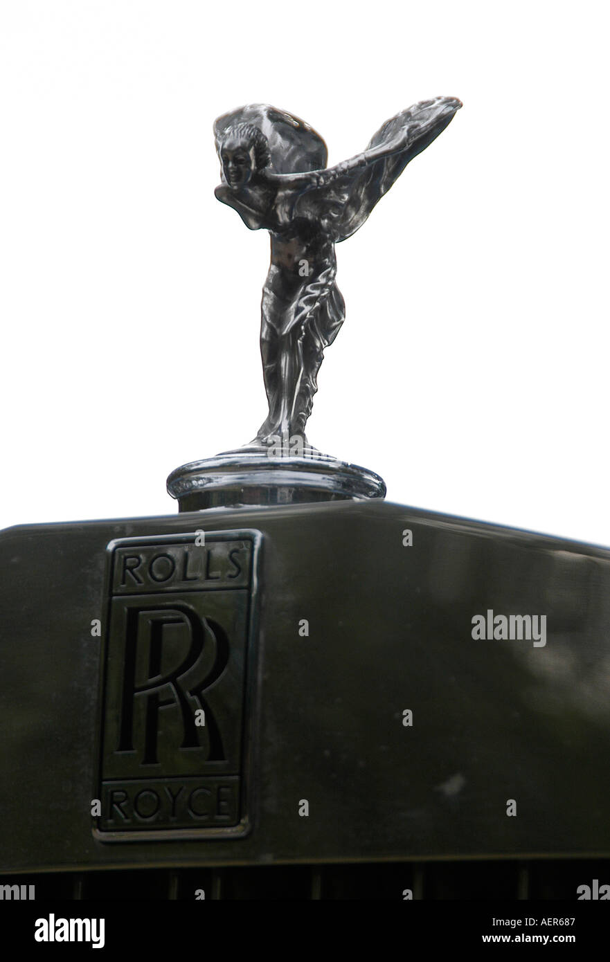 Rolls Royce spirito di estasi mascotte Foto Stock