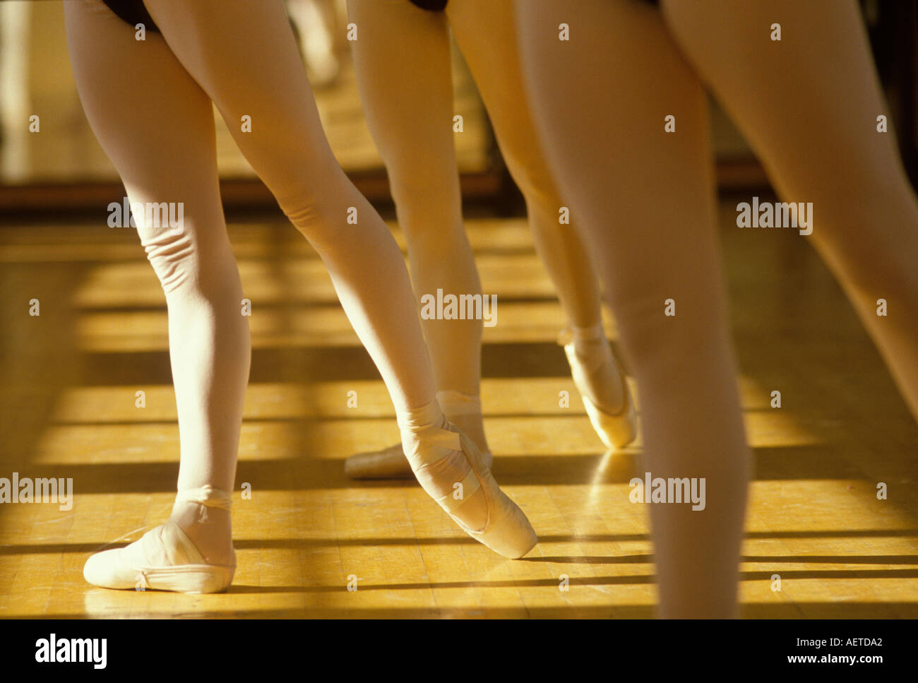 Ballerini piedi Londra Inghilterra HOMER SYKES Foto Stock