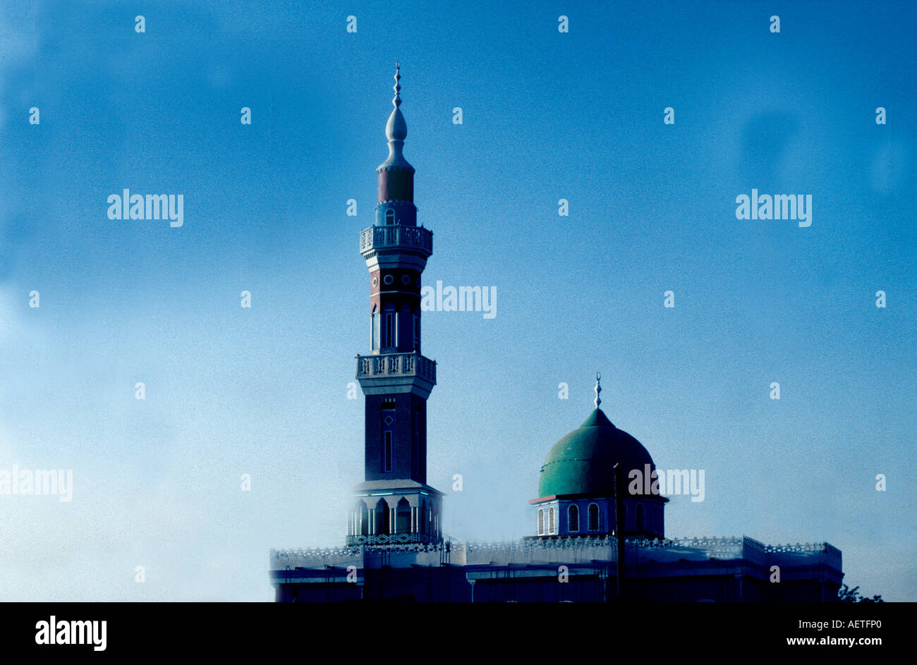 Sudan; una moschea a Karthoum Foto Stock