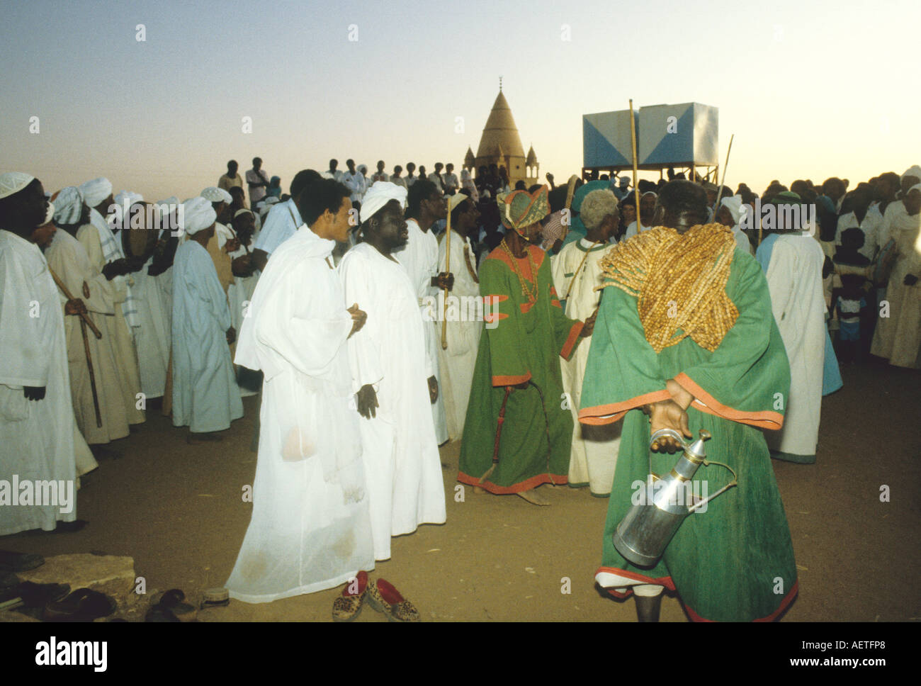 Sudan Omdurman raccolta Sufi Foto Stock