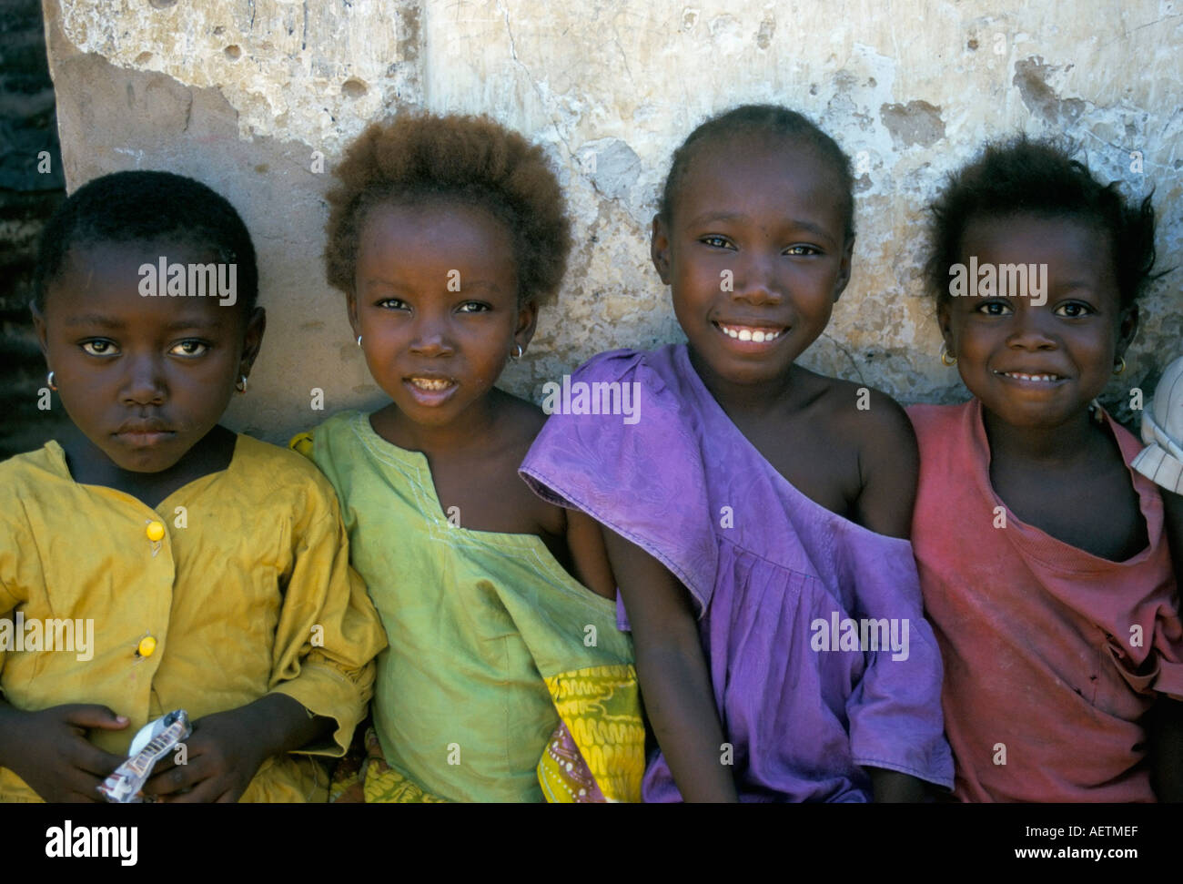 I bambini la Gambia West Africa Africa Foto Stock