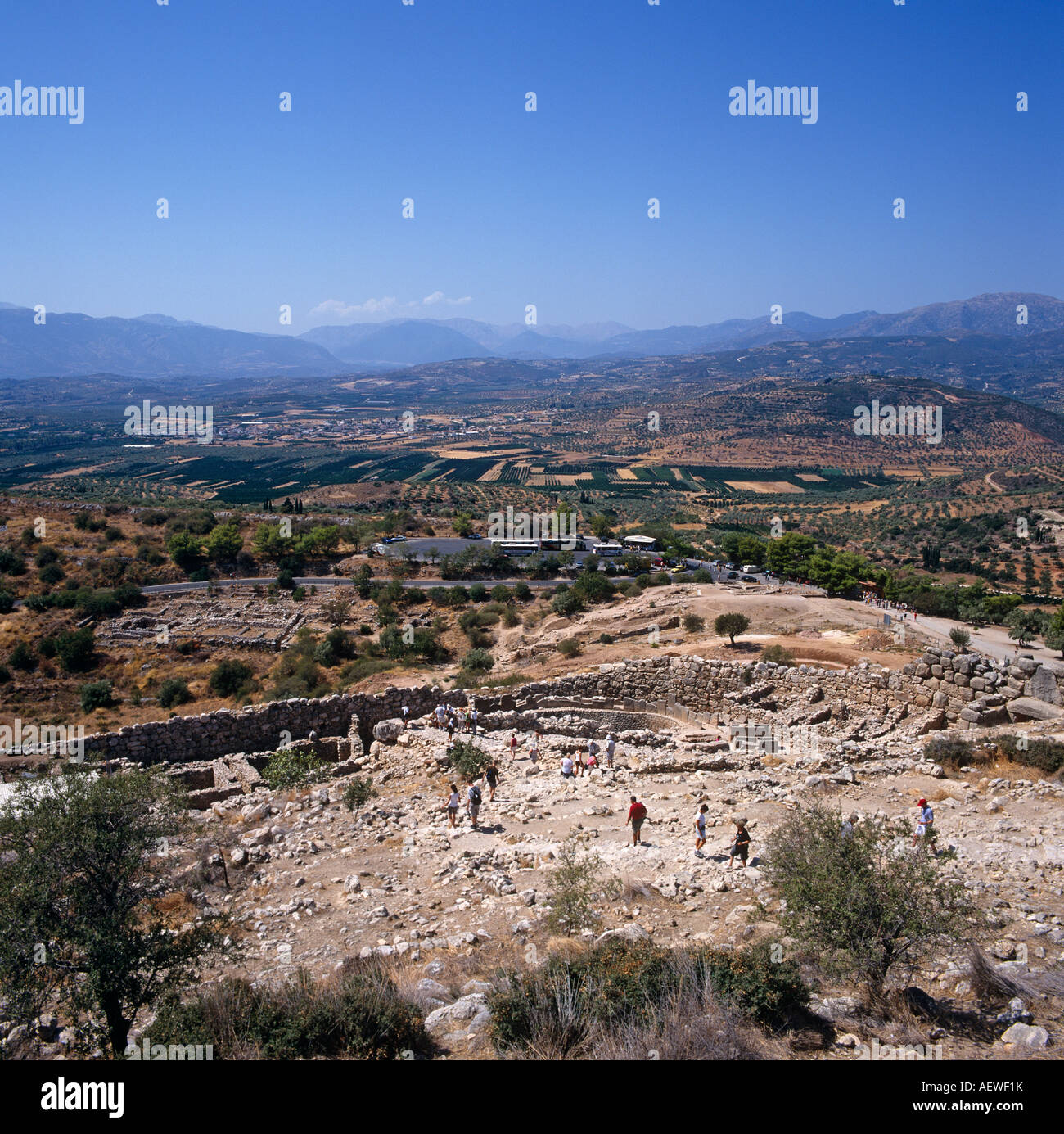 Antica Micene Peloponneso Grecia Hellas Foto Stock