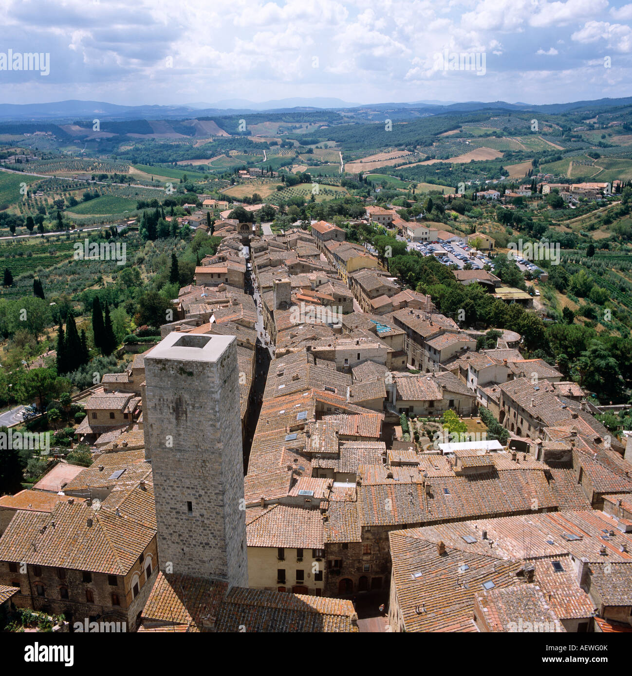 San Gimignano in Toscana Toscana Italia Europa Foto Stock