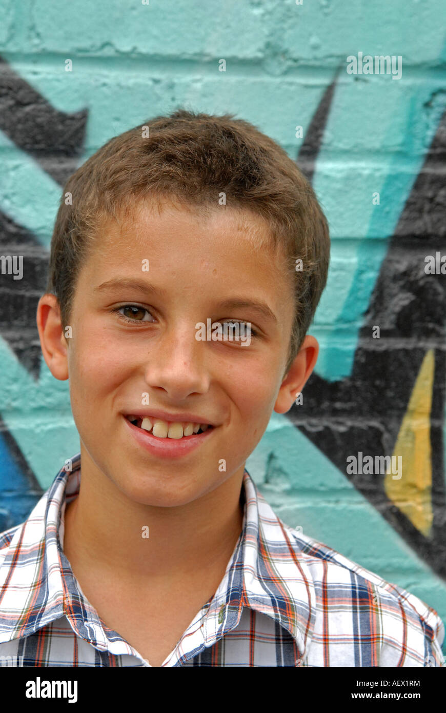 Ritratto del ragazzo Foto Stock