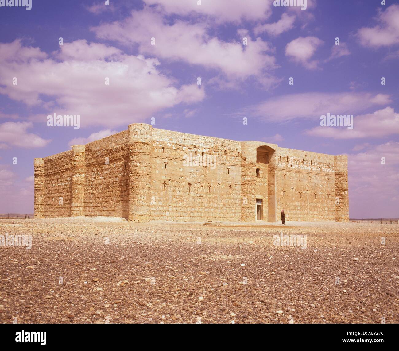 Al Qasr Kharana GIORDANIA Foto Stock