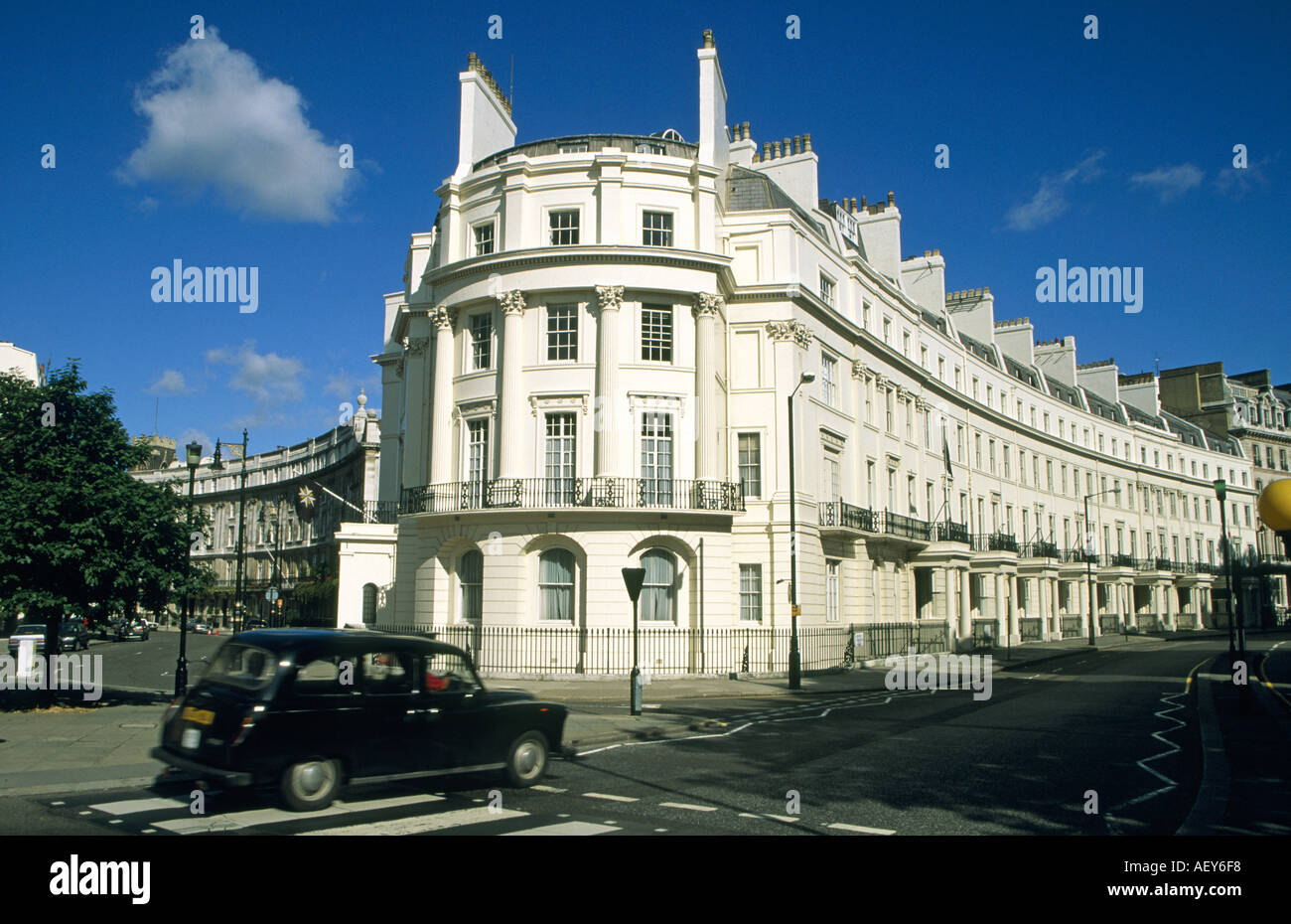 Grosvenor Crescent London SW1 Inghilterra Foto Stock