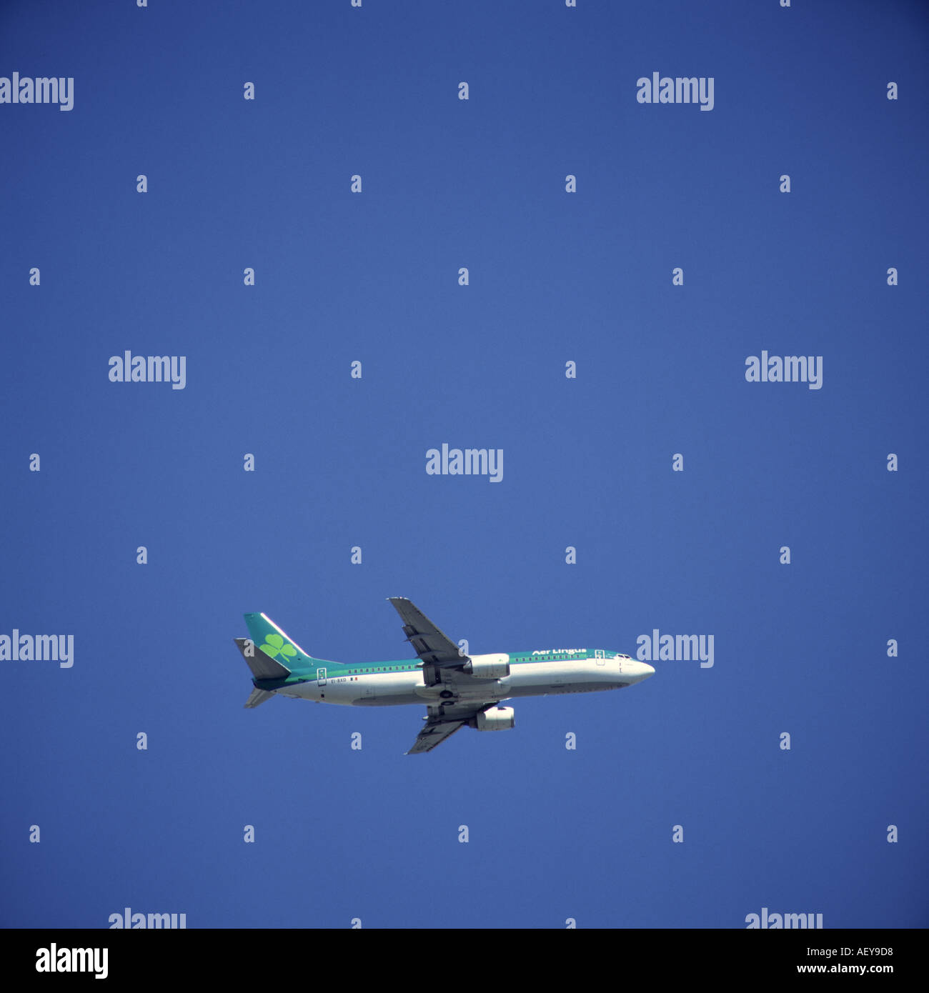 Aer Lingus Boeing 737 in volo Foto Stock