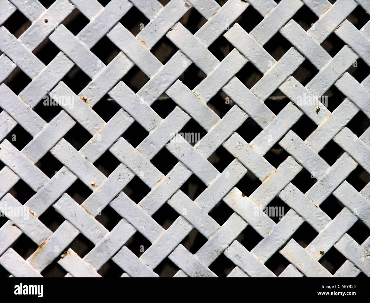 Griglia metallica pattern Foto Stock