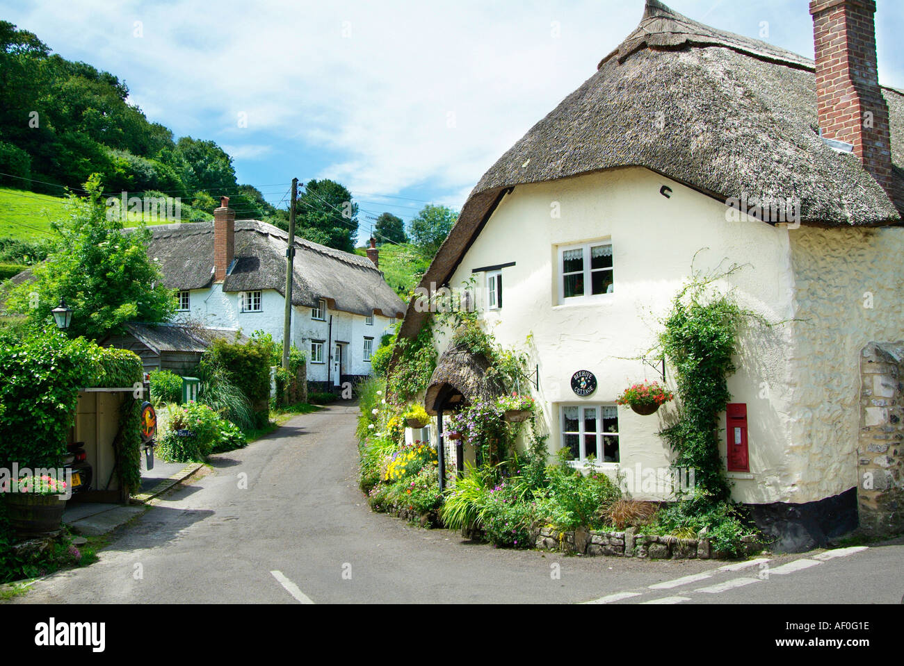 Beehive cottage Lulworth Dorset Inghilterra UK UE GB Europa Foto Stock