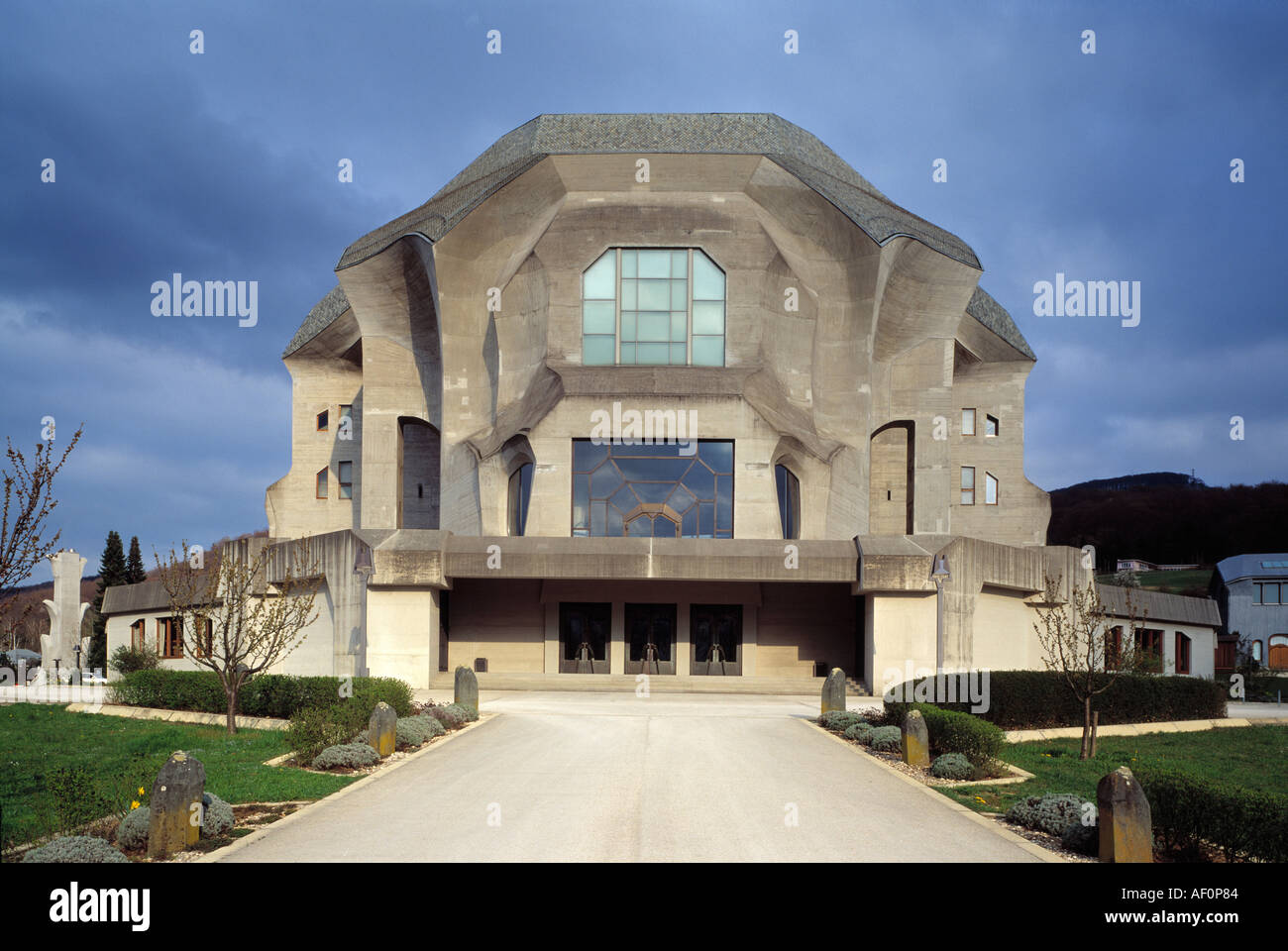 Dornach, Goetheanum, Eingangsseite Foto Stock