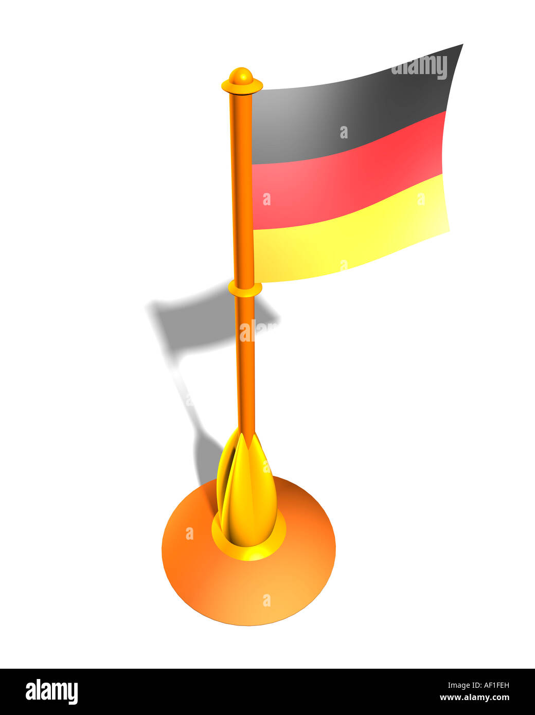 bandiera della Germania Foto Stock